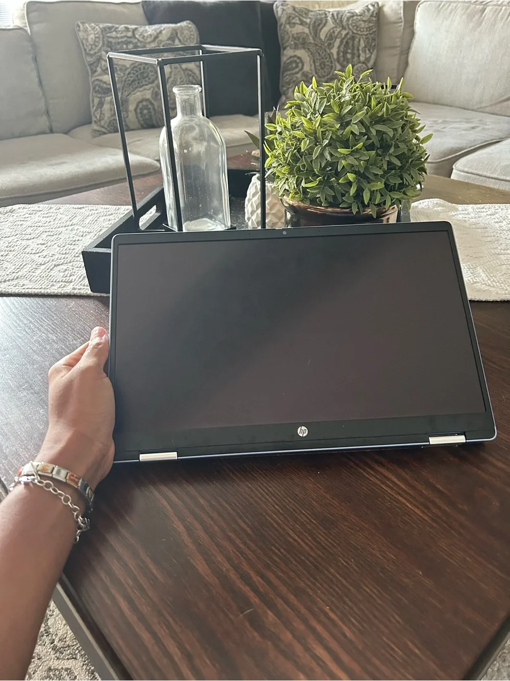 HP Convertible Chromebook Laptop in Powder Blue